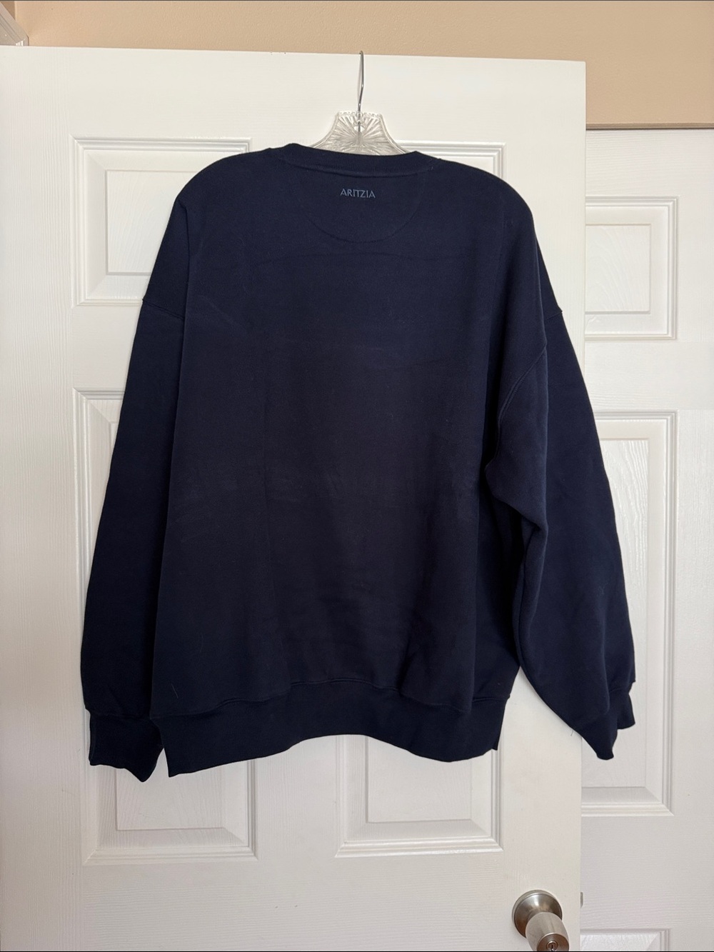 Aritzia Admiral New Cozy Sweatfleece Mega Crew Sweatshirt L - Picture 4 of 6